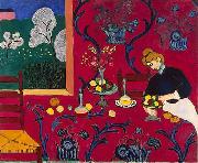 Henri Matisse The Dessert: Harmony in Red oil painting reproduction